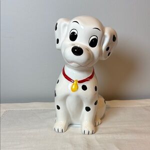 Disney 101 Dalmations Pongo Piggy Coin Change Bank
Ceramic 8.5" x 4.5"